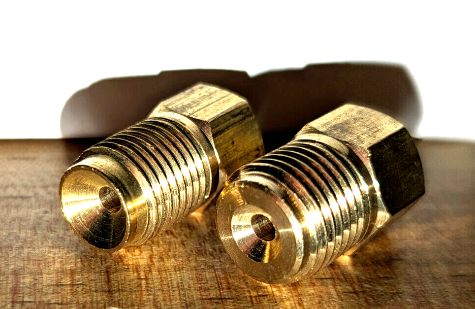 2PC Master Cylinder Brake Line Adapters 9/1618 & 1/220 x 3/824 eBay