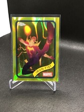 2025 Topps Chrome Marvel Yellow Lava Refractor #137 Iron Fist
