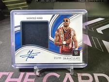 2023 Panini WWE Immaculate Montez Ford Premium Memo Autograph PM-MZF 65/99!