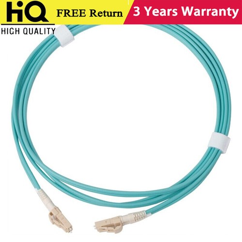 2-Meter LC-LC Dual Core Multi-mode OM4 Optical Fiber Cable 10-Gigabit ...