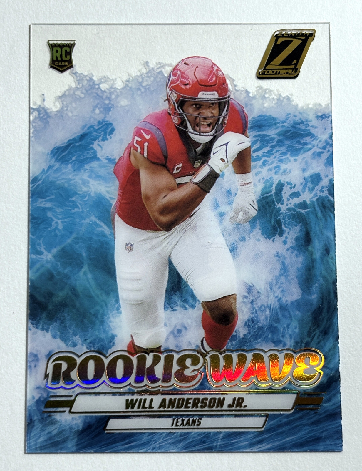 Will Anderson 2023 Zenith Rookie Wave Acetate RC #30 Houston Texans