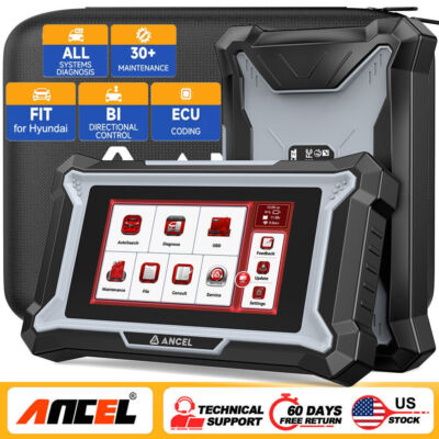 ANCEL DS160 for Hyundai Bidirectional Car OBDII Scanner Diagnostic ABS SRS Oil
