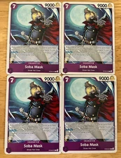 Soba Mask ST26-001 x4 - Starter Deck 26: PURPLE/BLACK Monkey.D.Luffy (ST-26)