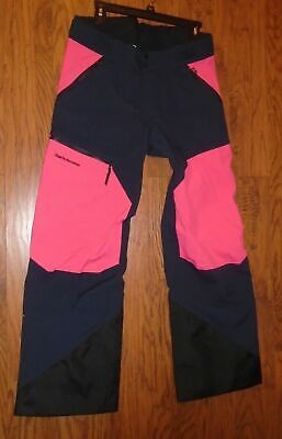 NEW Peak Performance Grace Snow Ski Pant Black /Pink Wmn S NEW Peak Performance Grace Snow Ski Pant Black /Pink Wmn S