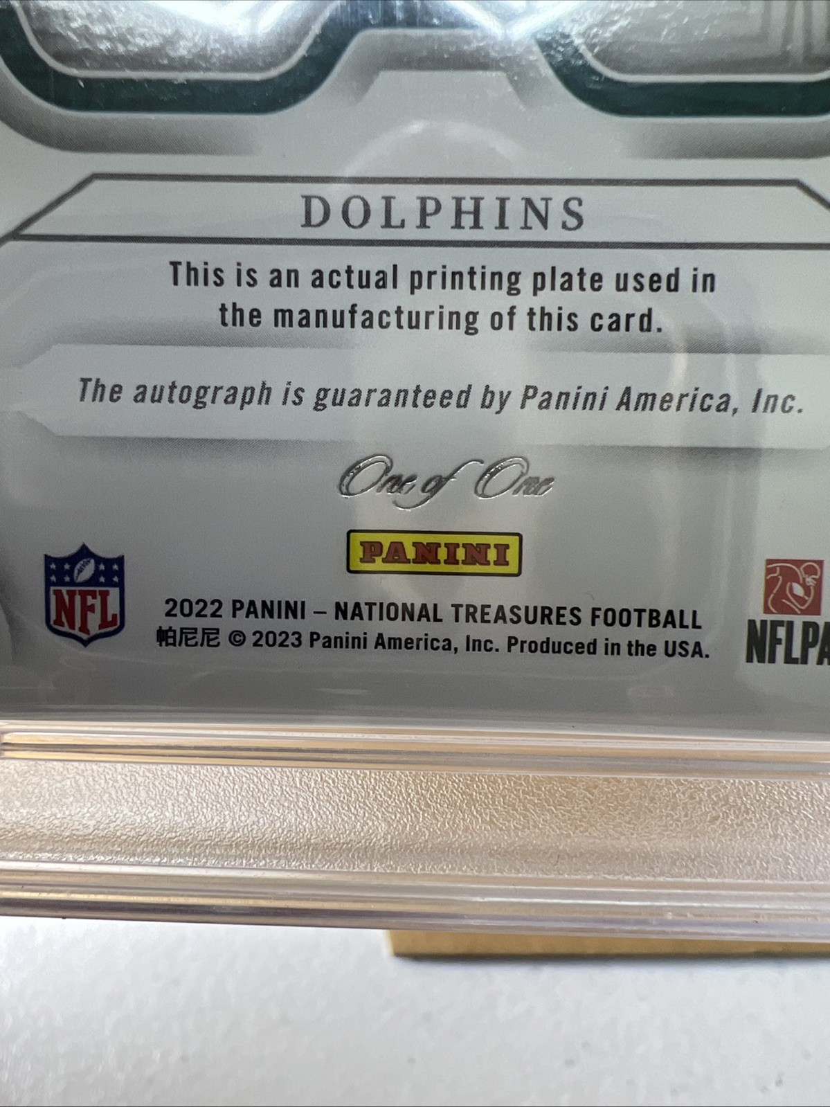 2022 National Treasures Mark “Super” Duper Auto Black Printing Plate 1/1 PSA 10