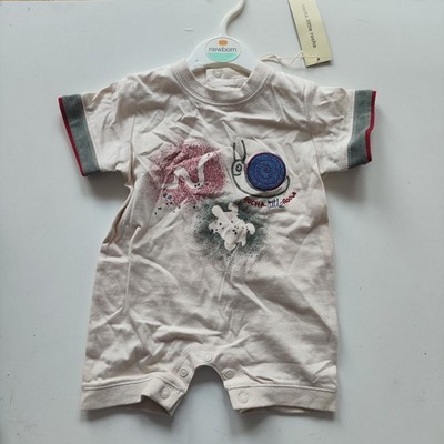 Rocha Little Rocha Strampler Babykleidung John Rocha 0-3 Monate Einteiler Neu mit Etikett