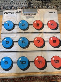 Nintendo Power Pad NES Official OEM NES-028 Floor Mat Controller
