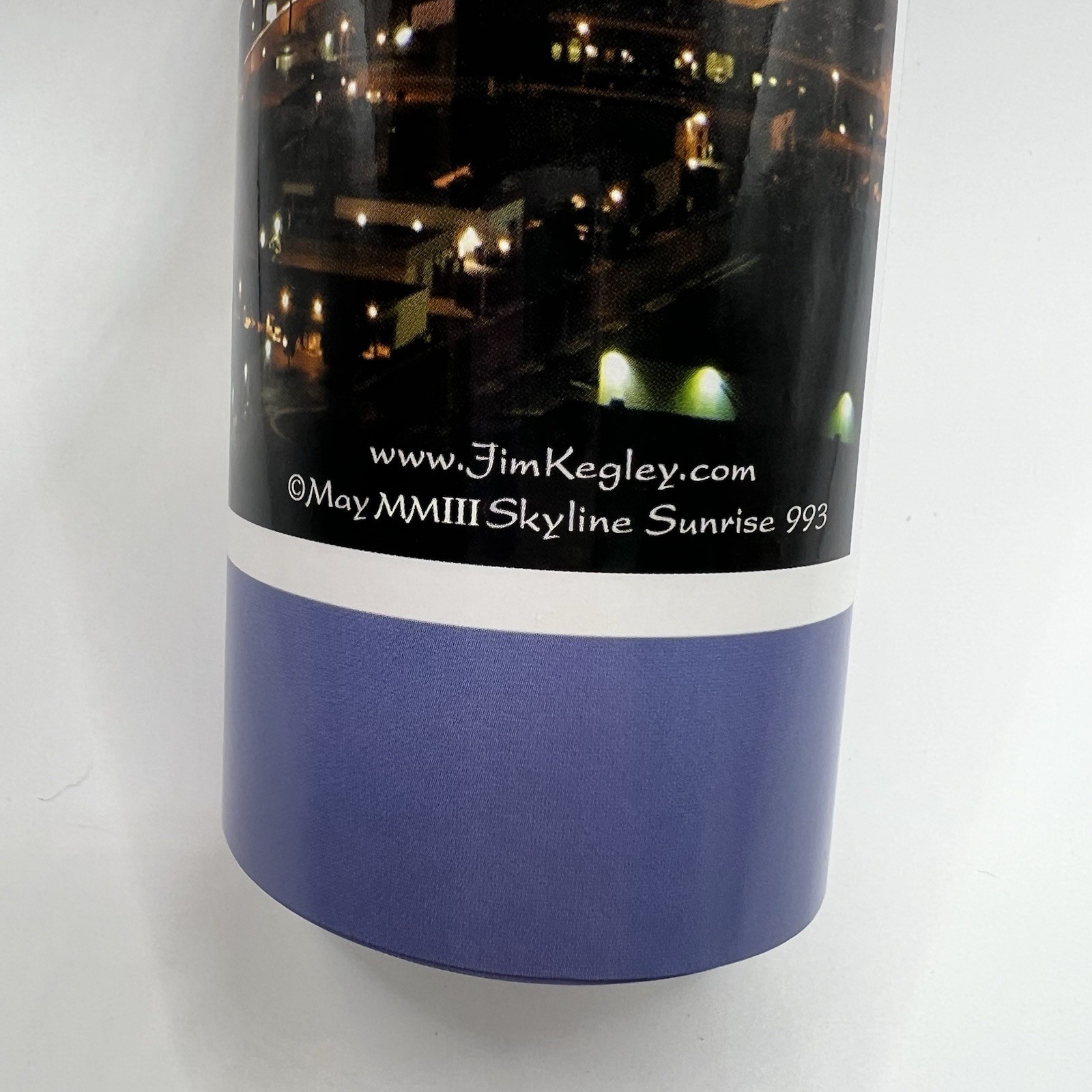 Las Vegas Skyline 2002 at Sunrise Panoramic Lithograph/poster #993 Jim Kegley