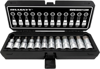 Haskyy Innensechskant StecknüSse SteckschlüSsel Set 5-22 Mm 1/2 Zoll Nuss 12-Tlg