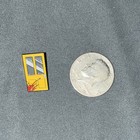 Yellow Door Enamel Pinback Pin with Clutch Back Fastener — photo 3