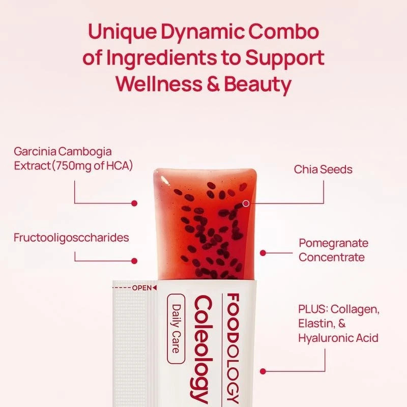 FOODOLOGY Coleology Cutting Jelly 25g 10 Sticks Healthy Weight Loss Supplements.