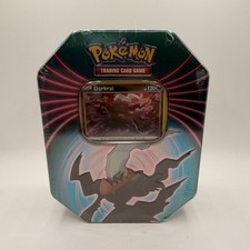 Mighty Mysterious Tin - Darkrai - Metal Multicolor - 3 Packs - Pokemon TCG 2021