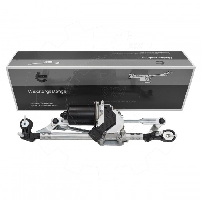 Tringlerie d'essuie-glace avant en acier avec moteur 1270815 pour Opel Corsa D E