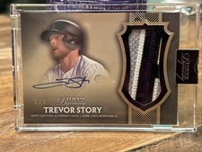 2017 Topps Dynasty Autograph Relic Trevor Story AP-TS2  /5 SSP