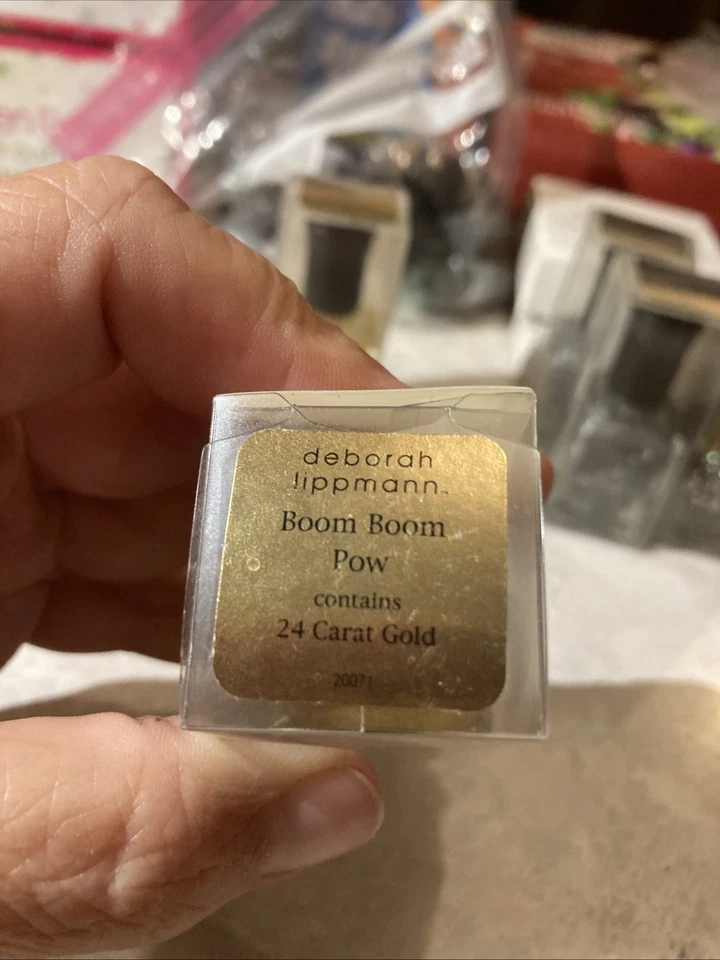 Esmalte de uñas Deborah Lippmann Boom Boom POW contiene oro de 24 k nuevo en caja Foto 3 de 4