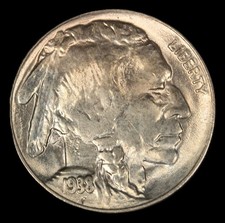 1938-D 5C Buffalo Nickel- Choice Gem BU- SMH-2470