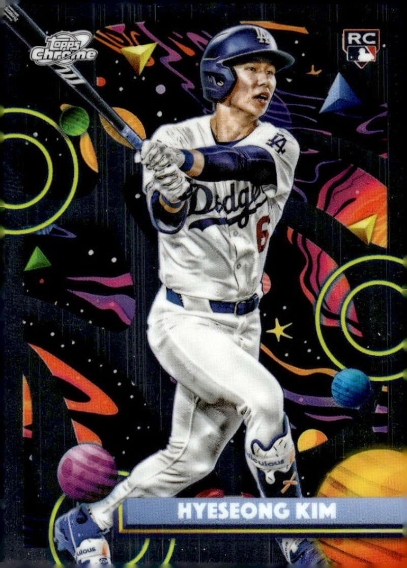 HYESEONG KIM RC 2025 Topps Cosmic Chrome Base #181 ROOKIE Dodgers MLB ID:155879