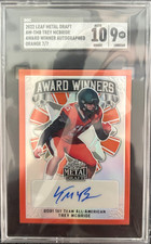 2022 Leaf Metal Draft - Award Winners Autographs Trey McBride #AW-TMB Orange...