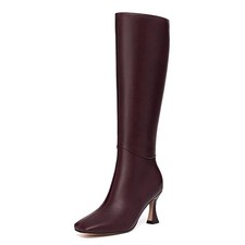 Athlefit Knee High Boots Women Kitten Heel Tall for Stiletto...