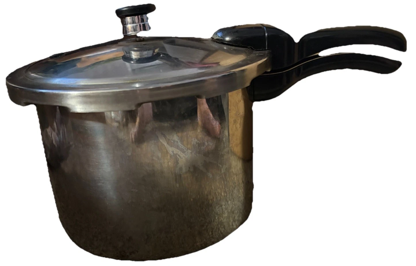 Vtg Presto 01362 Pressure Cooker Aluminum 6 Qt Rack Insert Locking Lid