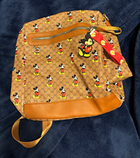 Disney Mickey Mouse Mini Backpack Brown Small Disney Franchise Character Theme