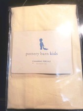 Pottery Barn Chambray 100  Cotton Kids Toddler Standard  1 Pillowcase 18.5x12