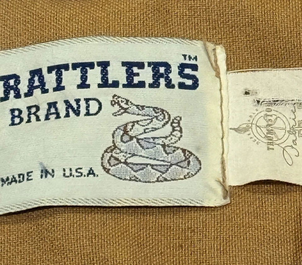 Vintage Rattlers XL Hunt Vest Canvas Khaki Fowl Hunt Vest 1980s-1990s Back Pouch - Image 2 of 3