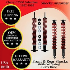 Gabriel Front Rear Shocks Wcoil Spring For 1992-1999 Chevy C2500 Suburban 2wd Gabriel Front Rear Shocks Wcoil Spring For 1992-1999 Chevy C2500 Suburban 2wd