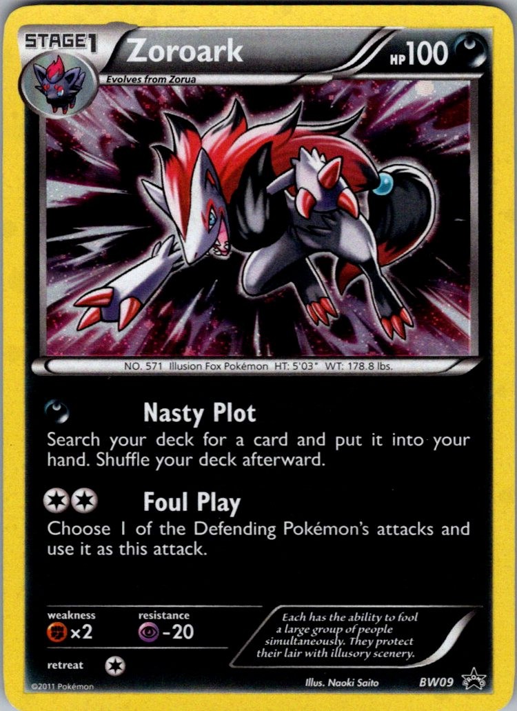 Zoroark - Promo Black and White Promos BW09 LP