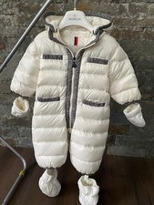 Moncler Baby Down Jumpsuit . Size 6-9 Months.