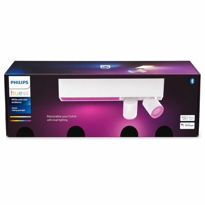 Philips Hue Centris Smart Deckenleuchte 2 Spot GU10 Weiß Farbe LED Alexa