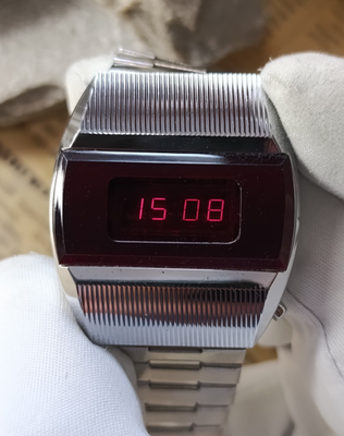 #ad #ad RARE EXC Elektronika 1 B6 03 Terminator Pulsar USSR First Digital RED Watch $229.00