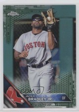 2016 Topps Chrome Green Refractor 18/99 Jackie Bradley Jr #96 no9