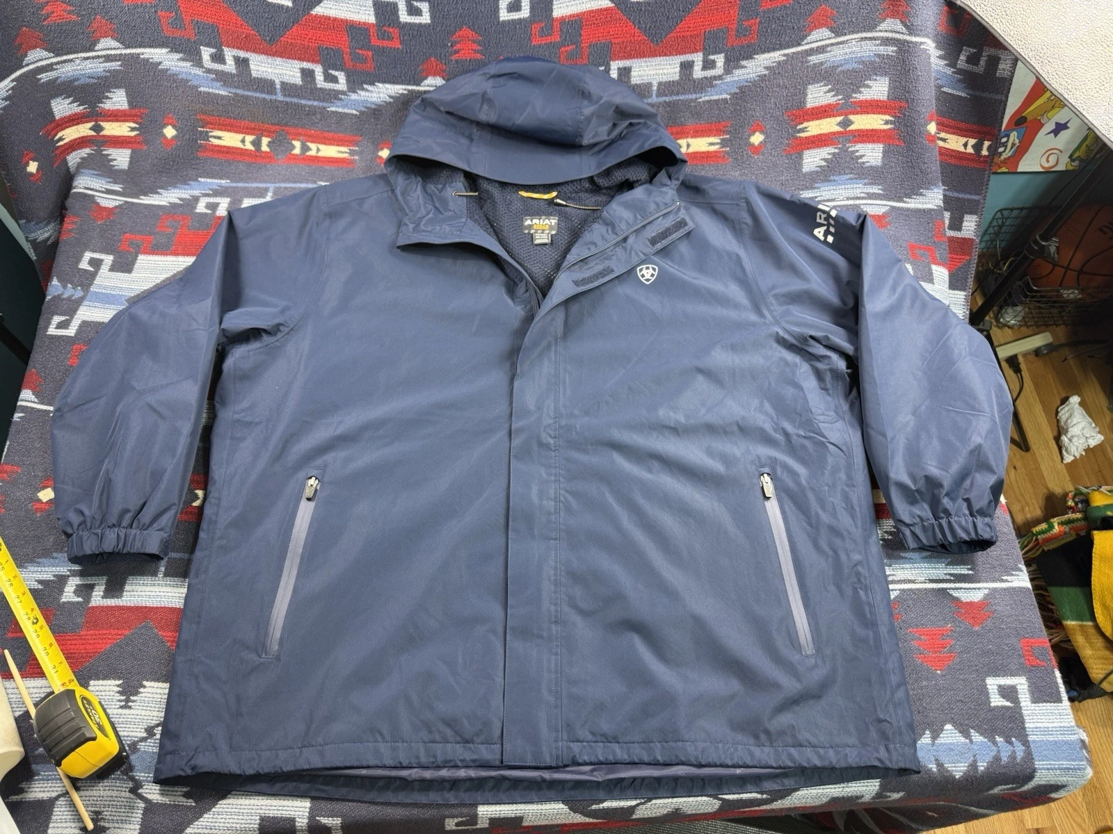 Ariat Rebar Storm Shell H2O Fighter Waterproof Jacket Rain Coat Work Men’s 4XL