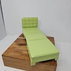 VTG Barbie Totally Real House Green Sectional Couch Chair Furniture Plastic Toy