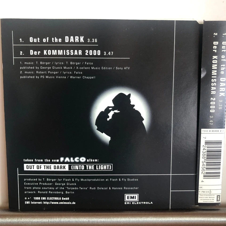 Falco - Out of the Dark - 2 Track Maxi Single CD 1998 - Bild 2 von 3