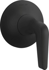 Kohler T22032-4-BL Tempered Single Handle Transfer Valve Trim In Matte Black