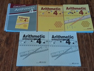 Abeka Arithmetic 4 Complete Kit  Like- New!!!!!
