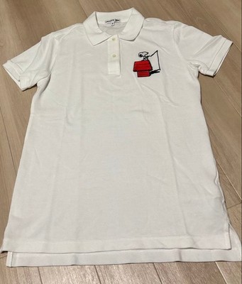 Lacoste x Peanuts Snoopy Poloshirt bestickt weiß Größe 36 Limited Edition