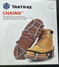 New – YAKTRAX Chains (Winter Traction for shoes) – Men’s Large