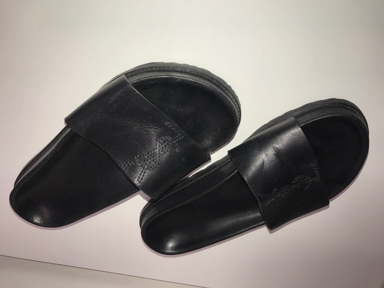 Sandali donna Yves Saint Laurent nere logo