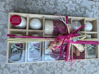 Geschenkideen WELLNESS SET PURE Geschenkpackung Erholung Schönheit Entspannung