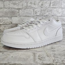 Nike Air Jordan 1 Low Triple White 2022 Sneaker DV0990-111 Women  s Size 10