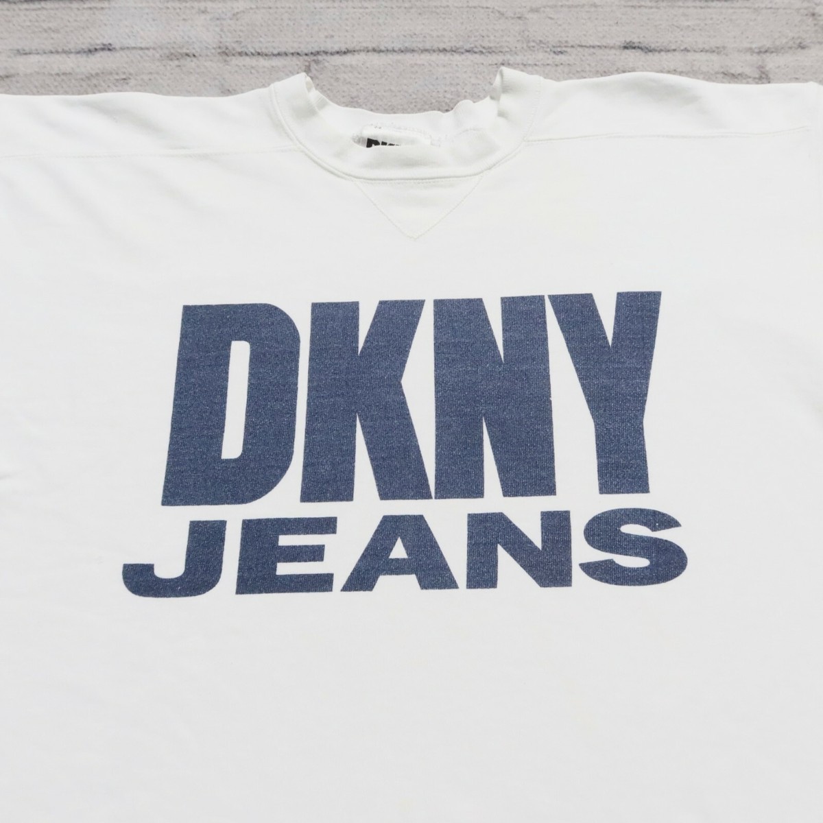 レアモデル◎90s DKNY JEANS トレーナー　vintage Vintage 90s DKNY Jeans Crew Neck Sweatshirt Size M Donna Karen