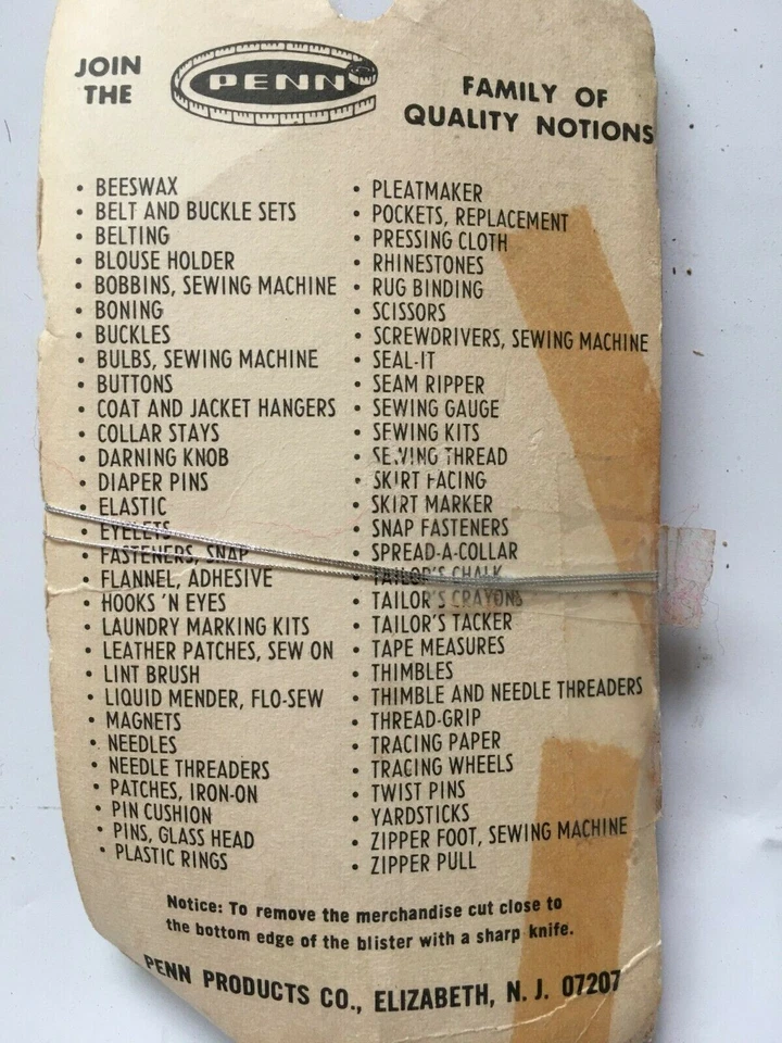 Penn Metallic Thread for Embroidery, Stitching or hand sewing  - Image 4 of 4