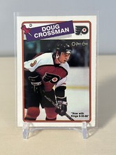 1988-89 O-Pee-Chee #197 Doug Crossman - NHL Hockey Card