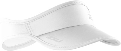 2Xu Run Visor, White, One Size Fits All (9336340220480)