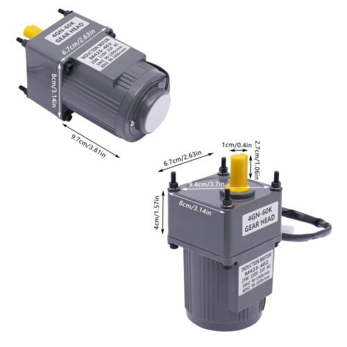 1:60 AC110V Gear Motor Electric Motor 25W Variable Speed Controller 90-1350r/min - 第 5/23 張圖片