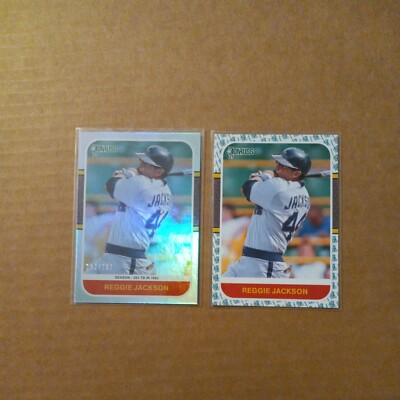 2021 Donruss Reggie Jackson Sp Rainbow #/282 Liberty Parallel (2) Oakland...