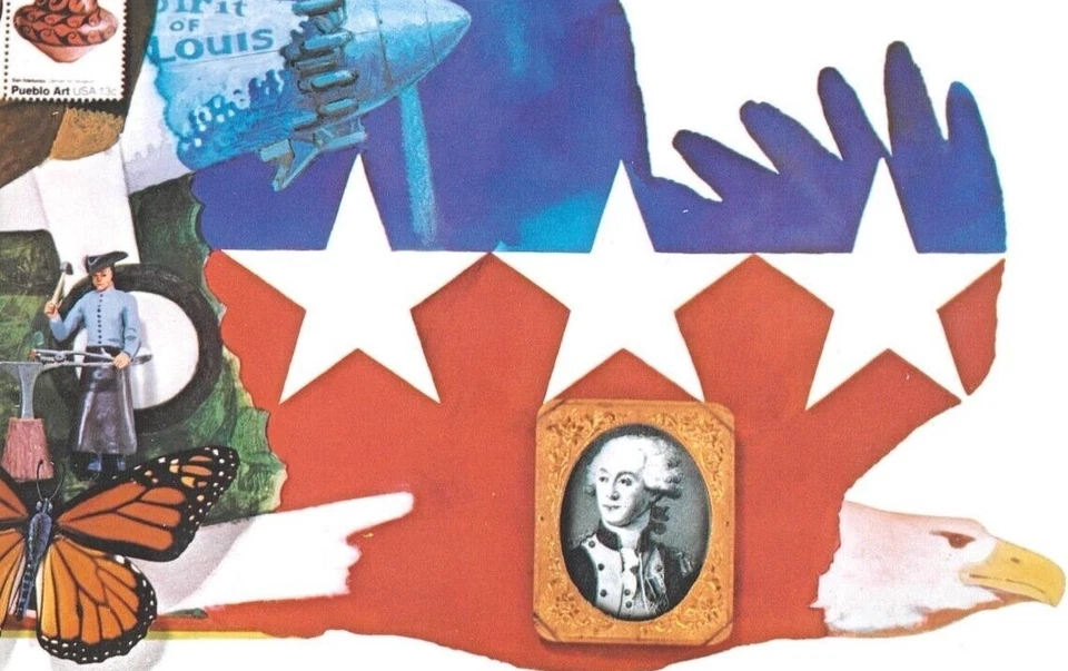 vintage antique collectible postage stamp Foto 3 de 4